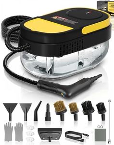 Gautye Steam Cleaner, 15s Heat Up, 1.69 Quarts Tank with 15 Accessories