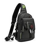 NICGID Sling Bag Chest Shoulder Backpack Crossbody Bags for Tablet Laptop Outdoor Hiking Men Women