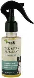 goodmama Tick & Flea Repellent Spray for Dogs & Cats | Neem, Karanj, Cedarwood, Citronella, Witch Hazel, Aloe | Natural Herbal Anti-Tick Spray | Safe for Daily Use | 100ml