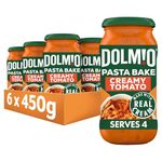 Dolmio Pasta Bake Creamy Tomato Pasta Sauce Jar, Bulk Multipack 6 x 450g