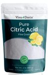 Viva Doria Pure Citric Acid, Food Grade, Fine Grain, 2 LB (907 g)