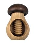 EFO Wooden Nutcracker Mushroom - Nut Cracker Tool for Easily Opening Walnuts, Hazelnuts, Almonds, Pecan Nuts, Pistachio Nuts - Nut Cracker Made of Natural Solid Beech Wood - Great Gift Idea