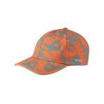 SEALSKINZ Unisex Waterproof Weather Foldable Peak Baseball Cap, Orange Print