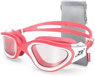 ZIONOR Swim Goggles, G1 Polarized Swimming Goggles UV Protection Anti-fog Adjustable Strap for Adult Men Women (Polarized Light Smoke Lens)