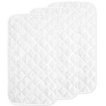 Changing Mat Liners Waterproof Quilted, Pack of 3, Baby Skin Friendly Viscose Made From Terry Surface, Diaper Changing Liners, Larger in 67x38cm