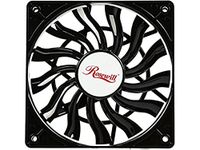 Rosewill Ultra Slim Case Fan 120mm Case Fan with Long Life Sleeve Bearing, Super Quiet Computer Case Fan with PWM (Pulse Width Modulation) Supported, 15 mm Thickness Very Thin & Low Profile, Black