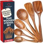 Teak Wooden Utensil Set 6-Piece - S