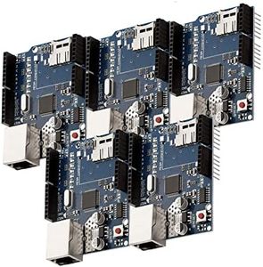 AZDelivery 5 x W5100 Ethernet Shield Breakout Board compatible with Arduino including E-Book!