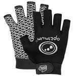 Optimum Stik Mits Gloves - Breathable and Moisture Wicking, Perfect for Football, Rugby and Athletic Performance - Slim Profile with Adjustable Wrist Strap - Multi Color Junior and Senior Sizes