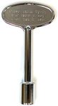 Midwest Hearth Universal Valve Key for Gas Fire Pits and Fireplaces - Polished Chrome (3-Inch)