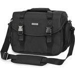 CADeN Camera Bag Case, Waterproof Vintage Compact Sling Messenger Shoulder Bag for DSLR SLR Nikon Sony Canon