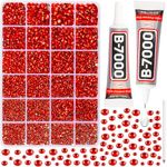 20100Pcs Red Rhinestones for Crafts