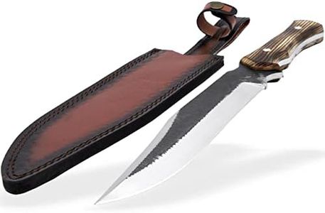 Armory Replicas Wild Hog Bowie Outdoor Hunting Knife | Full Tang Fixed Blade Knife Wooden Handle