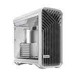 Fractal Design Torrent White E-ATX Tempered Glass TG Clear Window High-Airflow Mid Tower Computer Case/Cabinet/Chassis - FD-C-TOR1A-03