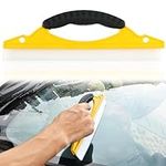 Silicone Car Drying Blade, Antislip Car Squeegee for Cleaning Windows Wiper Water Blade Car Drying Tools With Easy Grip Rubber Handle Fit Large Car Drying Blade Windscreen Cleaning Yellow