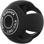 POWER GUIDANCE Spherebell Dumbbells + Kettlebell, Achieve Peak Exercise Performance while Minimizing Stress on Joints (Black-5.5LB)