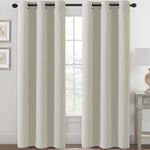 H.VERSAILTEX Room Darkening Curtains 84 Inches Long for Living Room Light Reducing Blackout Curtains for Bedroom Thermal Insulated Window Treatment Panels Grommet Top 2 Panels, 42 x 84 Inches - Ivory