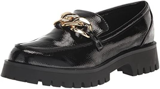 NINE WEST Women's Gracy3 Loafer, Black Patent, 10 US