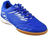 Vizari Men's 'Valencia' in Indoor Soccer/Futsal Shoes for Indoor and Flat Surfaces, Royal/White, 12