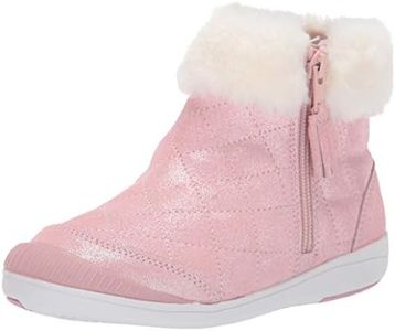 Stride Rite Baby-Girl's SR Chloe Ankle Boot, pink, 9.5 M US Toddler