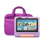 Fire 7 Kids tablet (32 GB, Purple) + NuPro Zipper Sleeve (Purple/Pink)