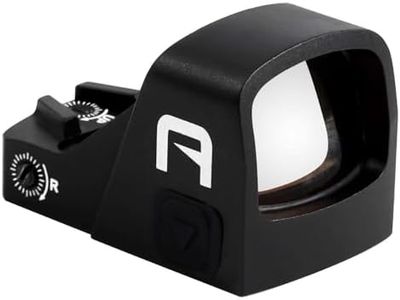 GOWUTAR A17 Micro Green Dot Sight for RMSc Footprint 2 MOA Shake Awake Compact Pistol Reflex Sight Rifle Scope with Picatinny Mount (Green Dot)