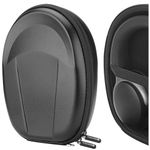 Geekria Shield Headphones Case Compatible with Bose QC Ultra, QC45, 700, QC35Gaming, QC35II, QC35, QC25, QC3, QC2, QCSE Case, Replacement Hard Shell Travel Carrying Bag with Cable Storage (Black)