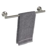 TocTen Bath Towel Bar - Thicken SUS304 Stainless Steel Bathroom Towel Holder, Towel Rod for Bathroom Heavy Duty Wall Mounted Towel Rack Hanger (16IN, Brushed Nickel)