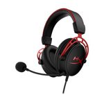 HyperX Cloud Alpha - Gaming Headset, Dual Chamber Drivers, Legendary Comfort, Aluminum Frame, Detachable Microphone, Works on PC, PS4, PS5, Xbox One/ Series X|S, Nintendo Switch and Mobile – Red