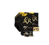 L'OR Espresso Ristretto Intensity 11 - Nespresso* Compatible Aluminium Coffee Capsules - 10 Packs of 10 Capsules (100 Drinks)