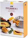 Monkey Business Silicone Kitchen Tools in Gift Box/ 4 Big Pasta shaped kitchen gadgets/Farfalloni Pot Grips, Ravioli Spoon Rest, Conchiglie Lemon Squeezer and Penne Pan Grip/Pasta Grande No. 4