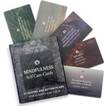 MESMOS 52 Mindfulness Cards with Action Plans. Relaxation Stress Relief Gifts for Men and Women, Positive Affirmation Cards, Anxiety Relief Items, Meditation Self Care Kit, Relaxing Spiritual Gifts