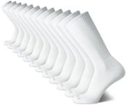 AND1 Men's Crew Socks - 12 Pack Per