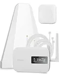 HiBoost Cell Phone Signal Booster for Home up to 3000 Sq Ft| Boost 4G 5G Cellular Signal Amplifier 65dB for T-Mobile, AT&T Verizon All U.S Carriers with 2 Indoor Antennas Band 12/17/ 13/5/ 25/2/ 4