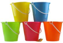Toyrific Set Of 10 Mixed Colour Beach Buckets Wholesale Bulk Buy