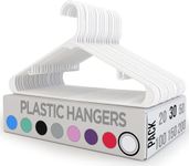 Utopia Home Plastic Hangers 30 Pack