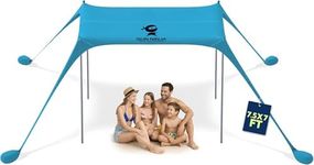 SUN NINJA Beach Tent Sun Shelter wi