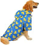 HDE Dog Raincoat Double Layer Zip R