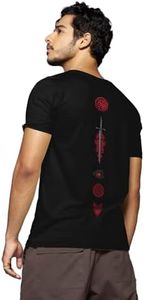 Bewakoof Men's Printed 100% Cotton T-Shirt - Regular Fit, Round Neck, Half Sleeves