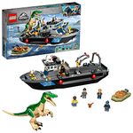 LEGO Jurassic World Baryonyx Dinosaur Boat Escape 76942 Building Kit; Cool Toy Playset for Creative Kids; New 2021 (308 Pieces), Multicolor