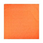 Unisex Men Woman Plain Solid Colour 100% Cotton Bandana Head Neck Wrist Handwrap, Wristband, Scarf, 55 x 55cm (22” x 22”) (Orange)