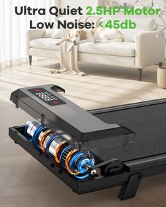 HomeFitnessCode Walking Pad Treadmill – Compact Foldable Electric