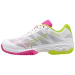 Mizuno Wave Excd Ltp Womens Tennis Shoes White/Fuchsia/ALM 6 (39)