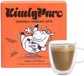 KimlyParc Premium Instant Coffee Original Korean Latte with Vegan Creamer, Organic Unrefined Cane Sugar, Himalayan Pink Salt - Vegan Latte Lactose & Gluten free(10 Single Serve Packets)