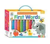 First Words My Learning Library | Hinkler Building Blocks | Board Books for Toddlers | Early Learning for Babies