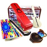 Pick-a-Palooza® DIY Guitar Pick Punch Mega Gift Pack - Premium Guitar Pick Maker - Red