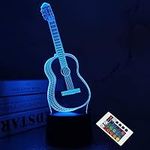 3D Night Light Guitar Gifts for Mus