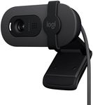 Logitech Brio 100 Full HD Webcam for Meetings and Streaming, Auto-Light Balance, Built-In Mic, Privacy Shutter, USB-A, for Microsoft Teams, Google Meet, Zoom and More - Graphite