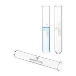 Supertek 8 ml Borosilicate Glass Test Tube With Rim Heat & Chemical Resistance (100 x 12 mm - Pack of 100) | Heat & Chemical Durability | Perfect for Any School, College & Laboratory