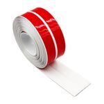 GELINTONG Flexible Skirting Board Roll - 30 x 30 mm (Length: 6 m, White) -Self Adhesive PVC Baseboard Wall Molding Trim - Skirting Boards Covers - PVC Angle Trim - Caulk and Trim Strips